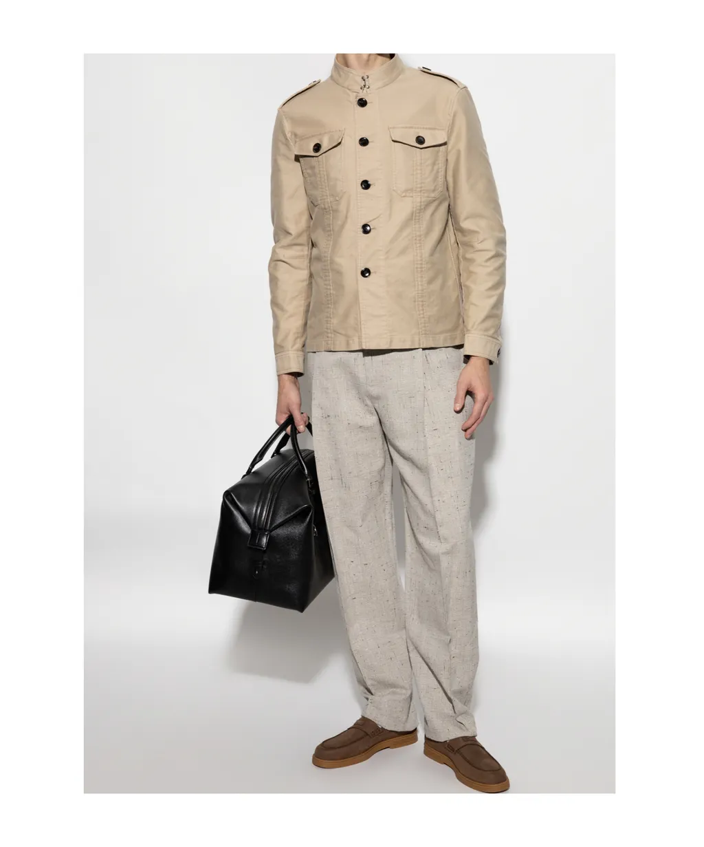 Flap Pocket Shirt Jacket