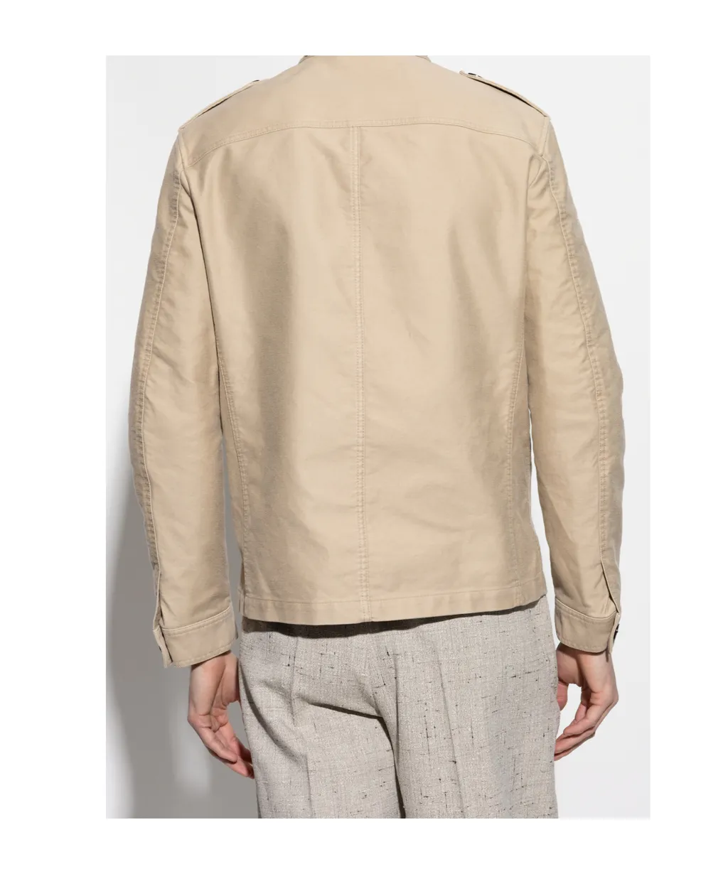 Flap Pocket Shirt Jacket