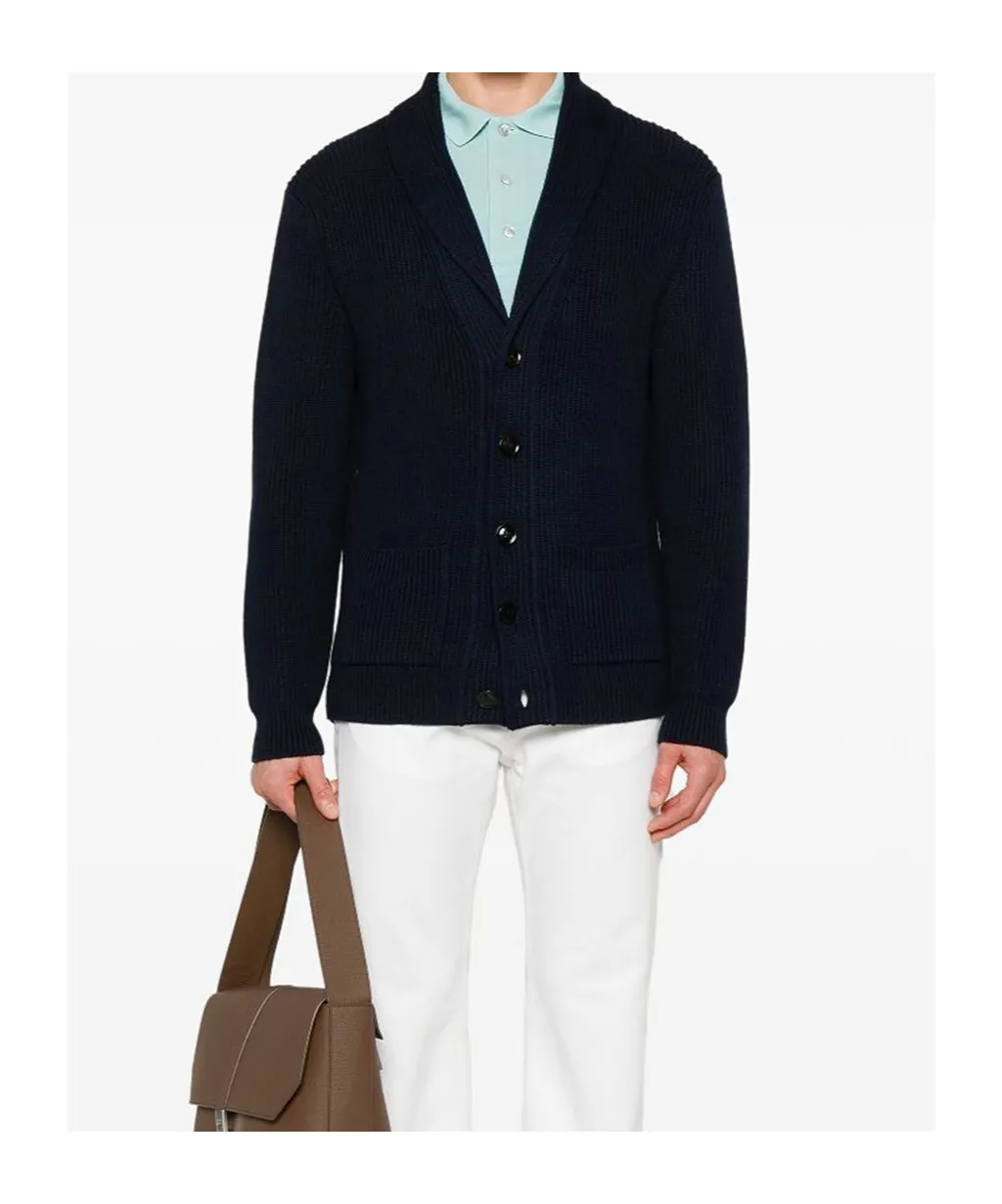 Shawl Collar Knitted Cardigan