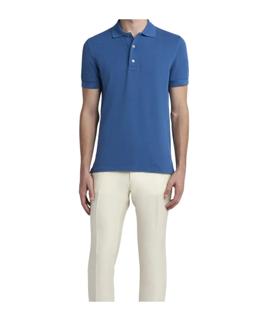 Button Detailed Short-Sleeved Polo Shirt