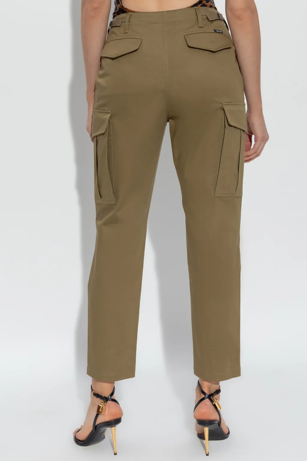 Logo Patch Cargo Pants