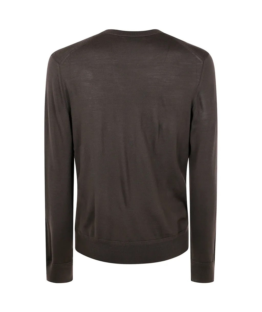 Crewneck Fine-Knit Jumper