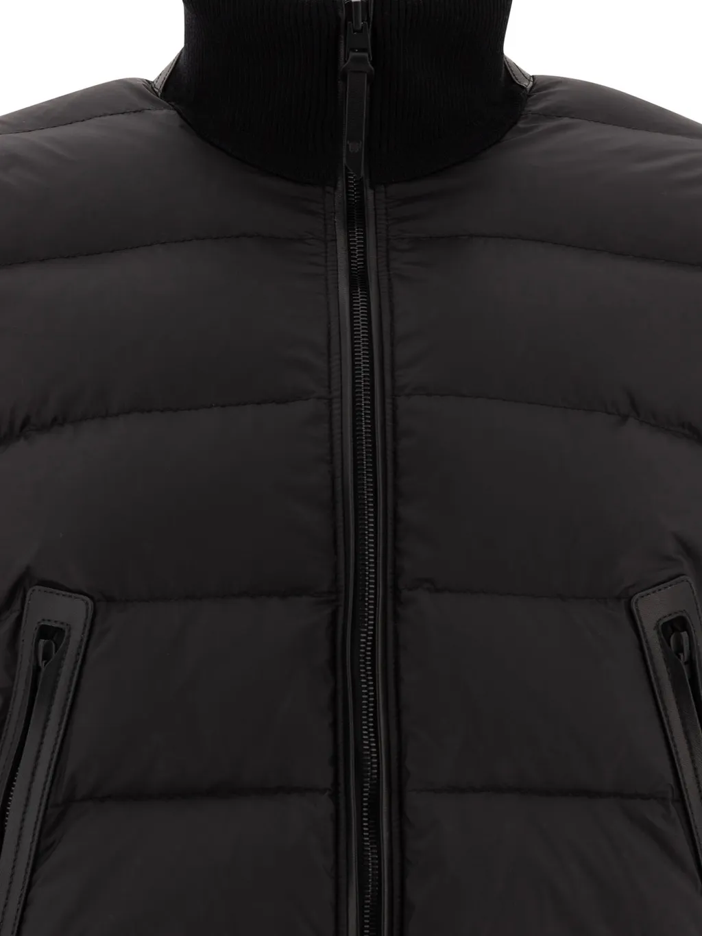Zip-Up Quilted Down Jacket