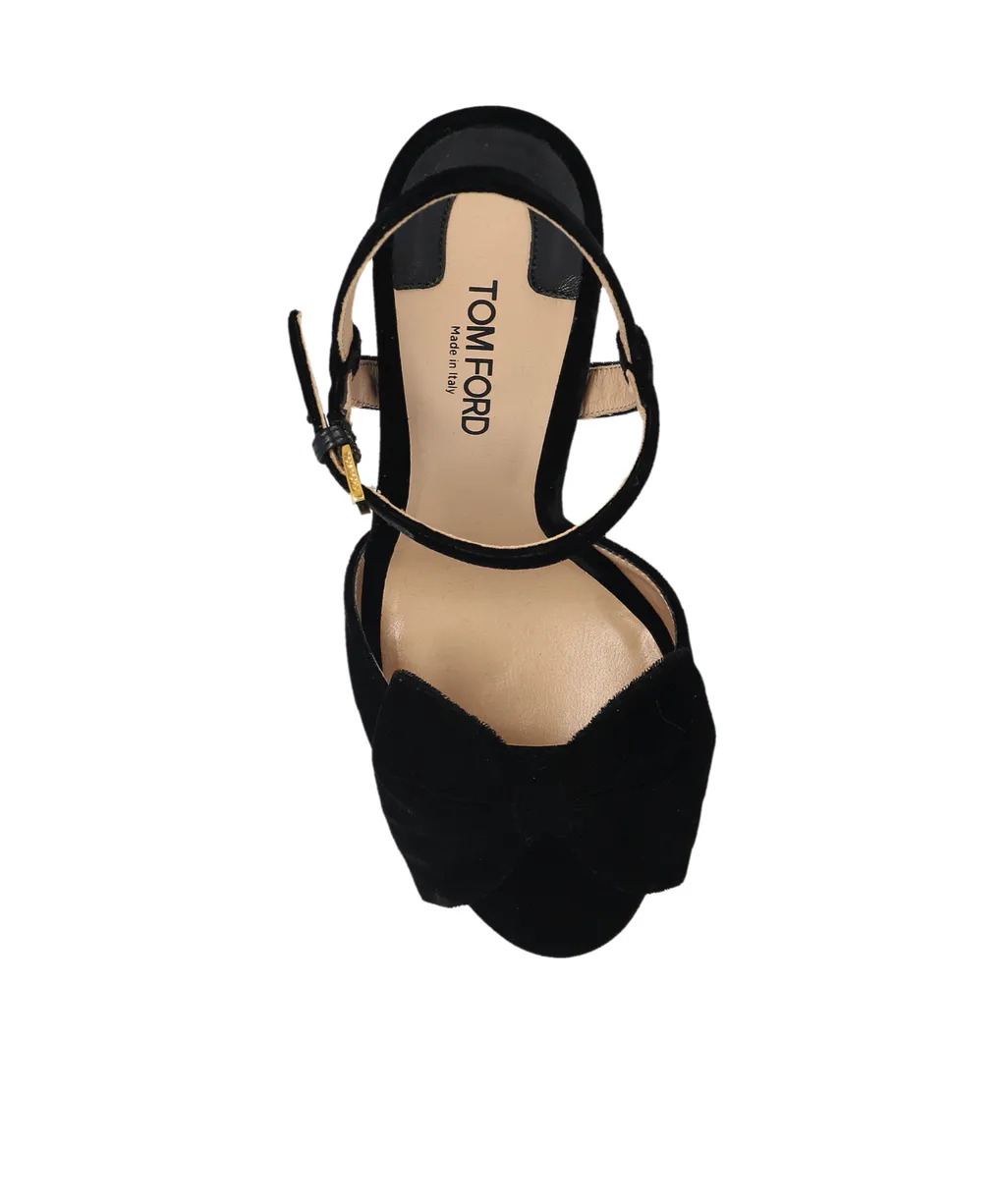 Bow-Detailed Platform Sandals