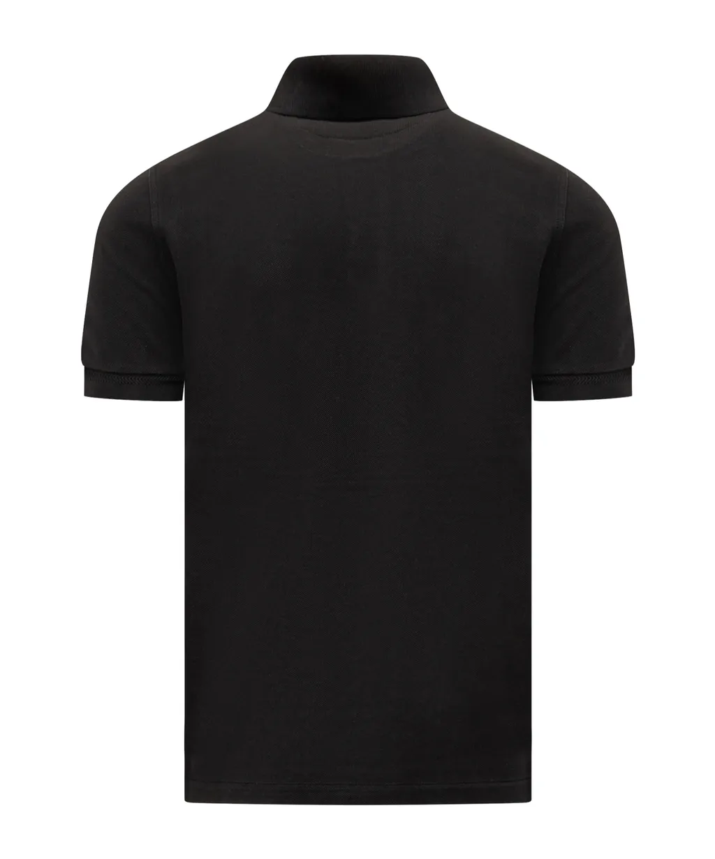 Logo Embroidered Short-Sleeved Polo Shirt