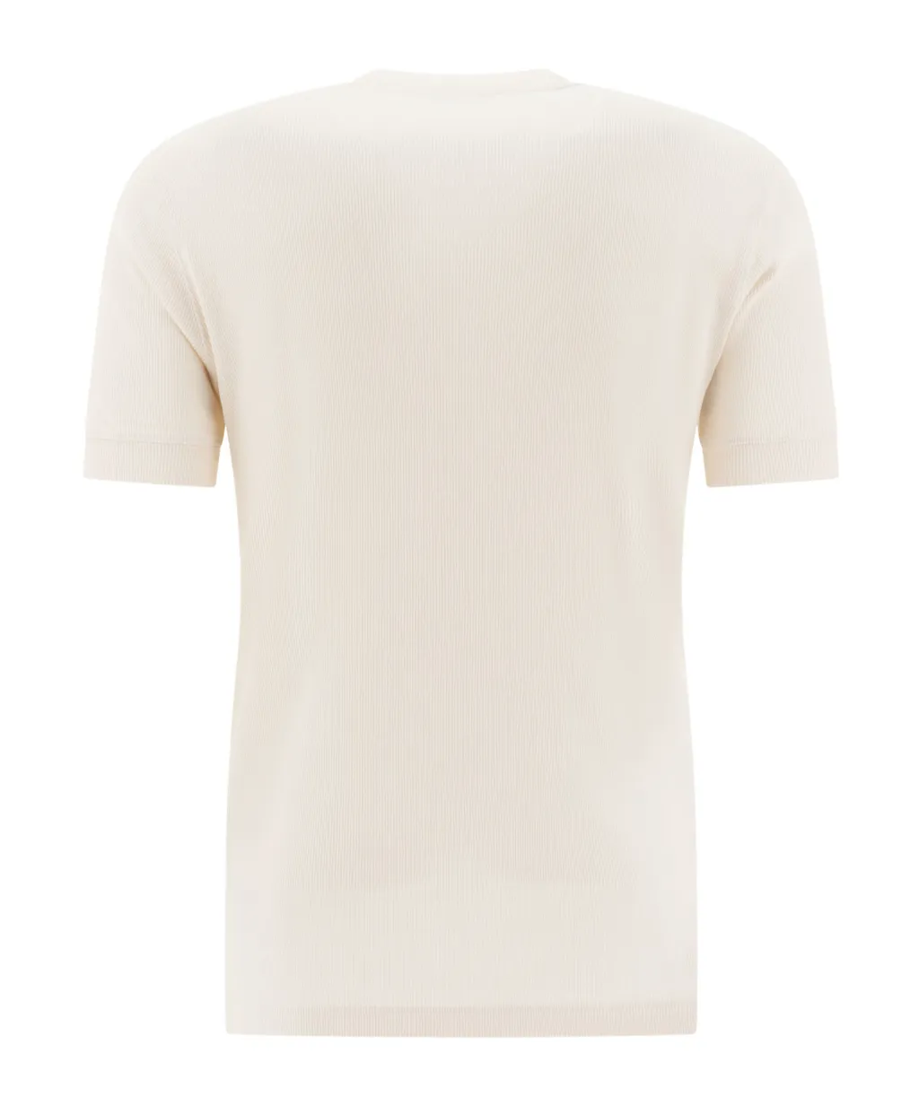 Fine-Ribbed T-Shirt