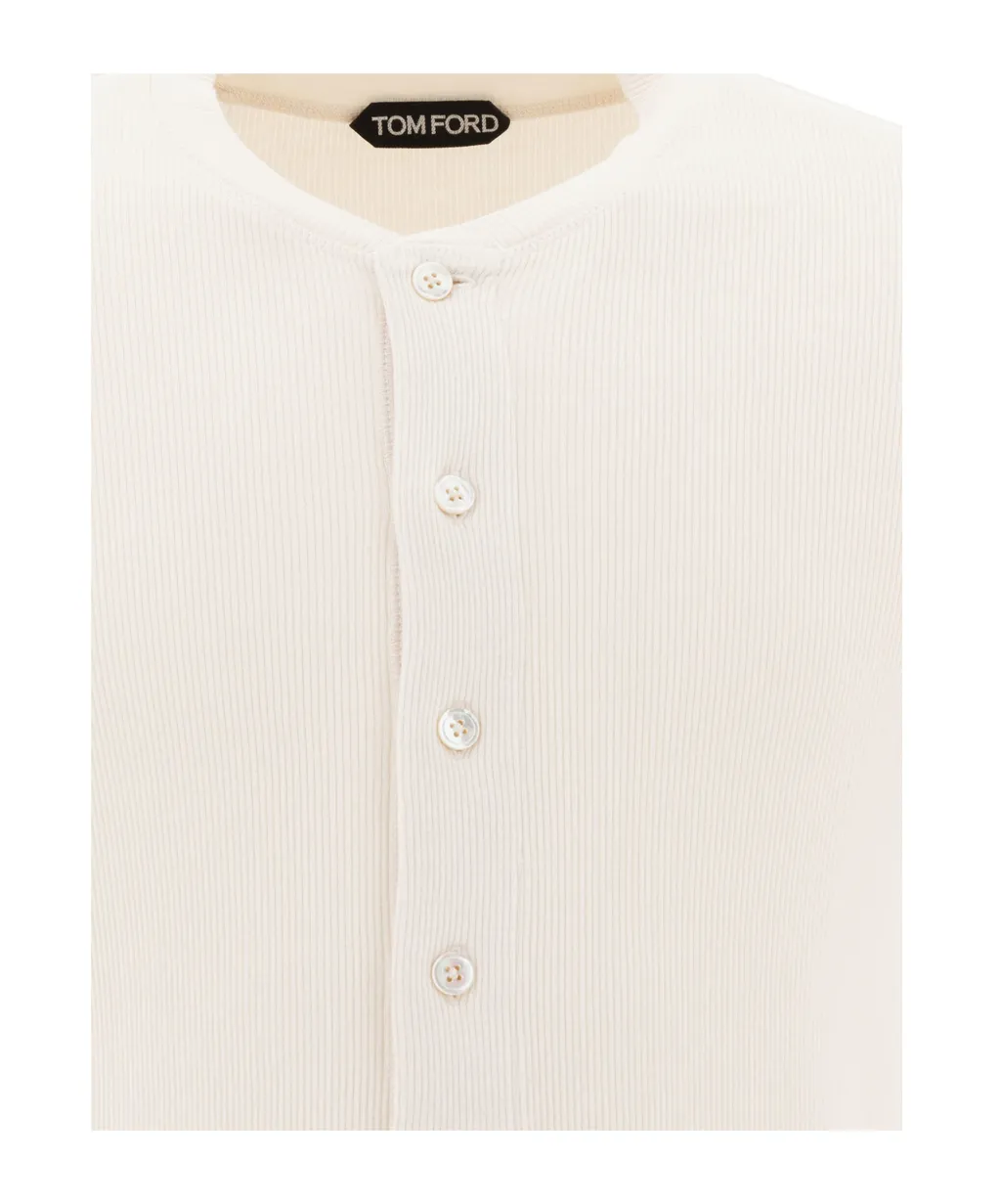 Fine-Ribbed T-Shirt