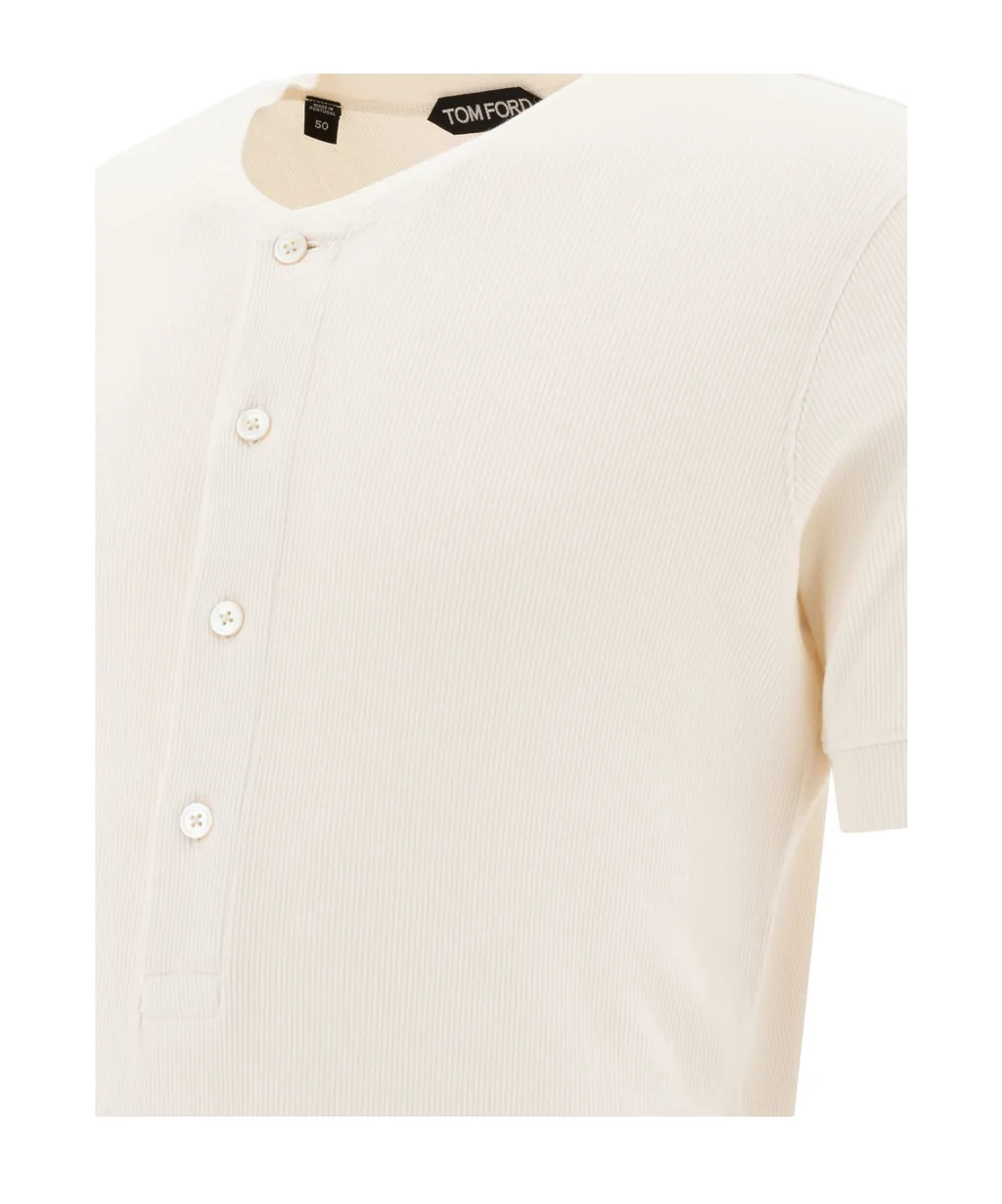 Fine-Ribbed T-Shirt
