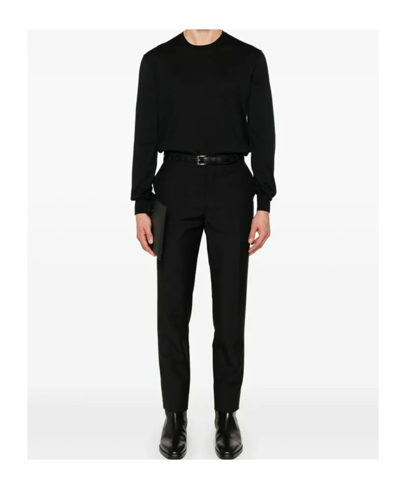 Long-Sleeved Crewneck Jumper