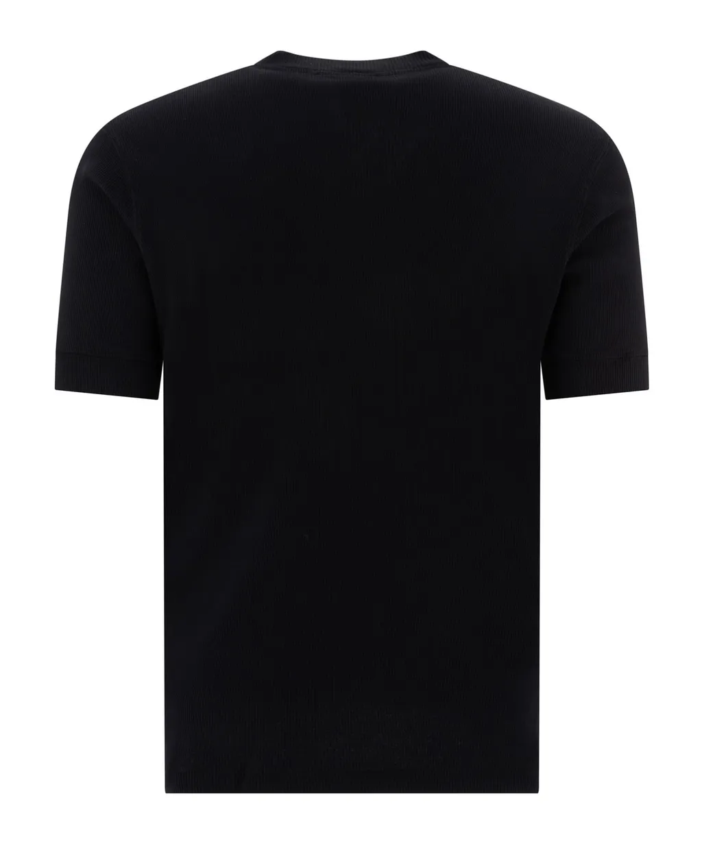 Fine-Ribbed T-Shirt