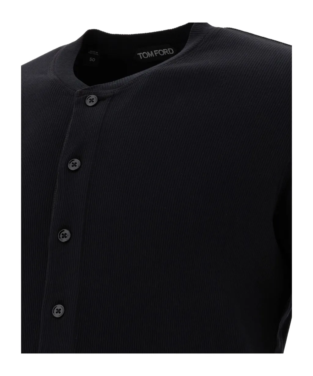 Fine-Ribbed T-Shirt