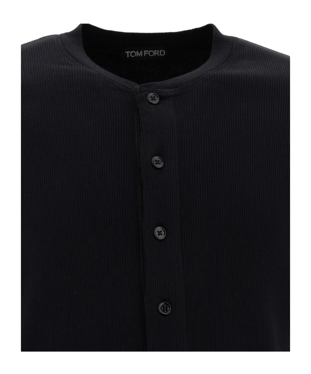 Fine-Ribbed T-Shirt