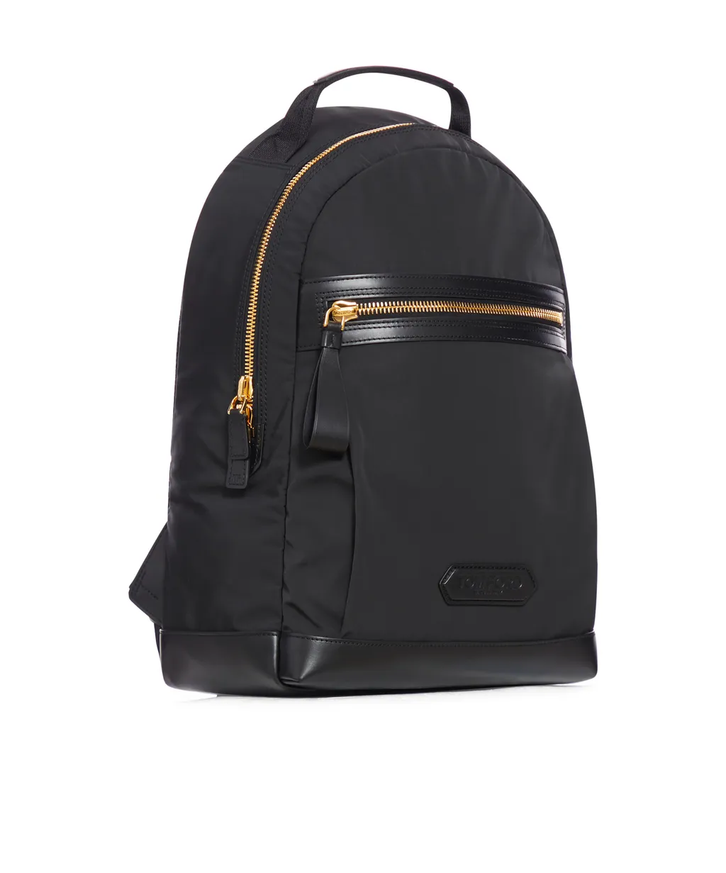 Logo-Patch Zipped Backpack