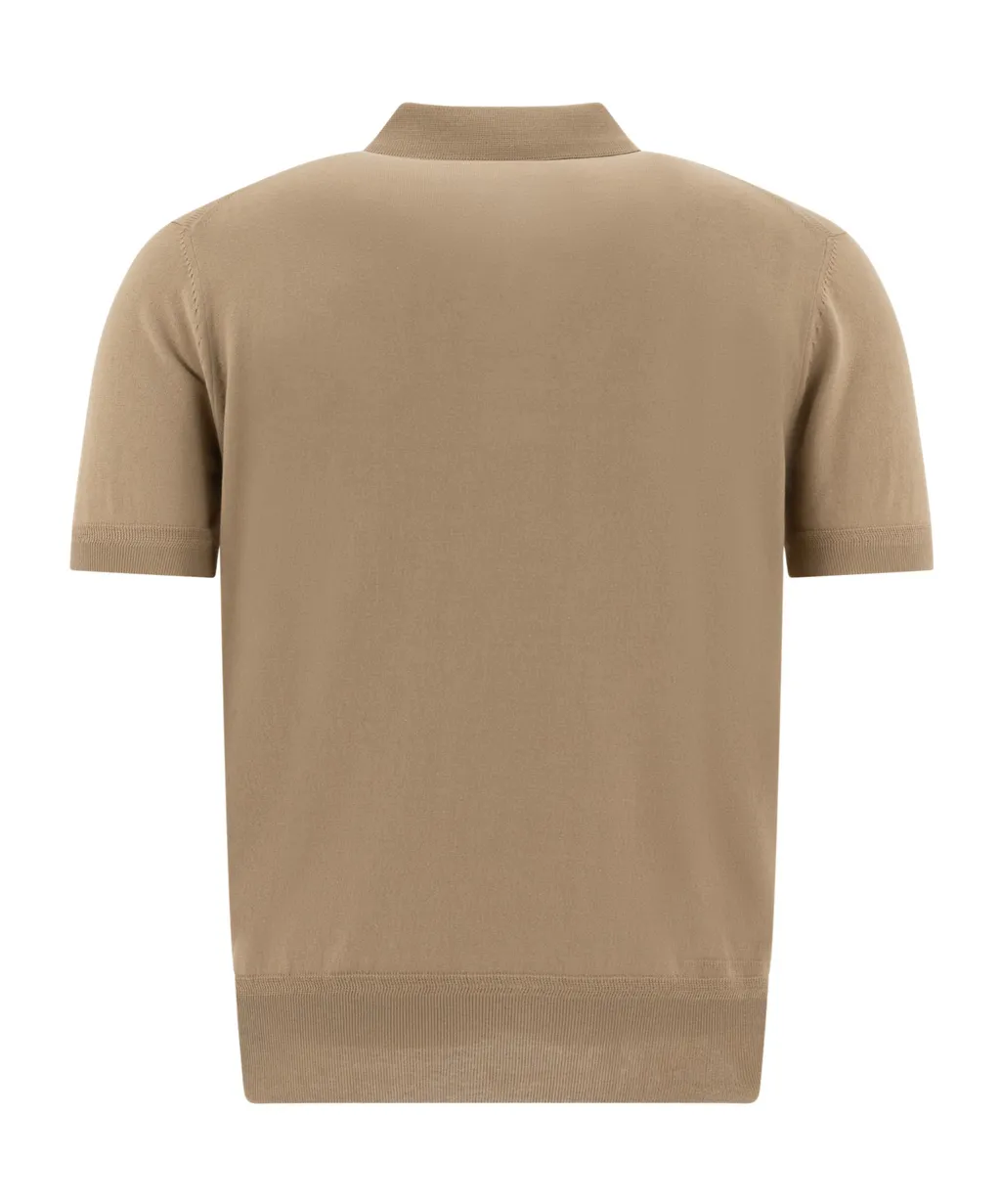 Fint Knit Polo Shirt