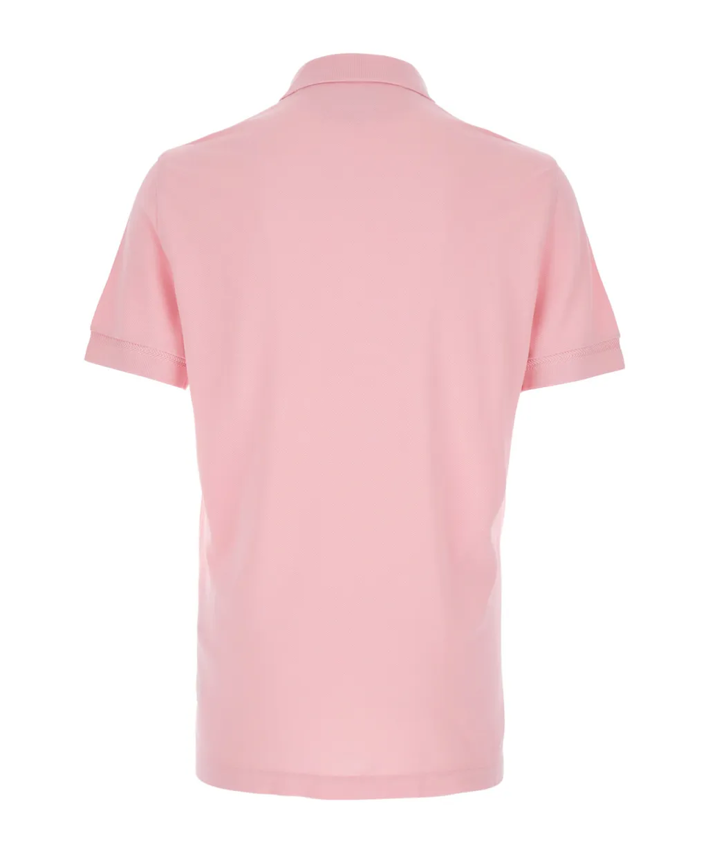 Logo Embroidered Short-Sleeved Polo Shirt