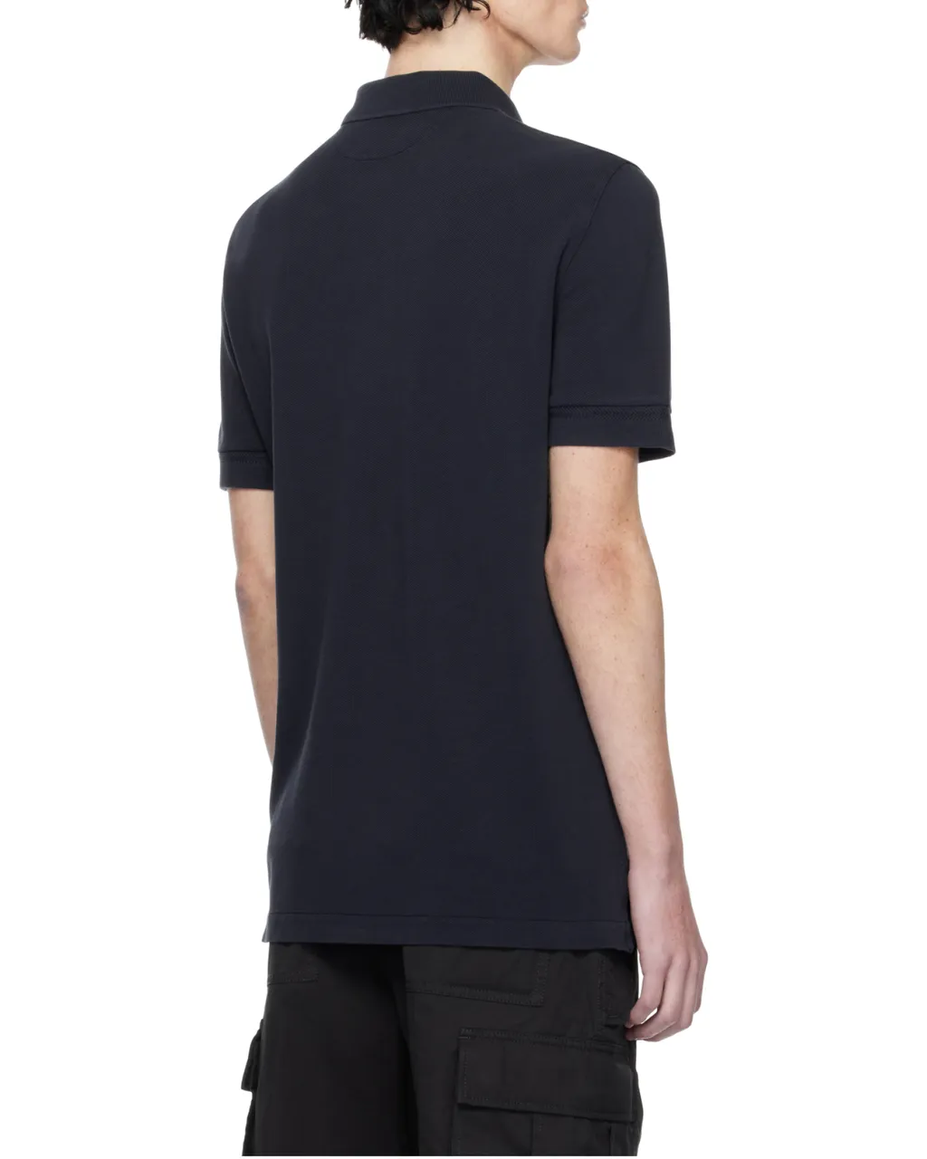 Logo Embroidered Short-Sleeved Polo Shirt