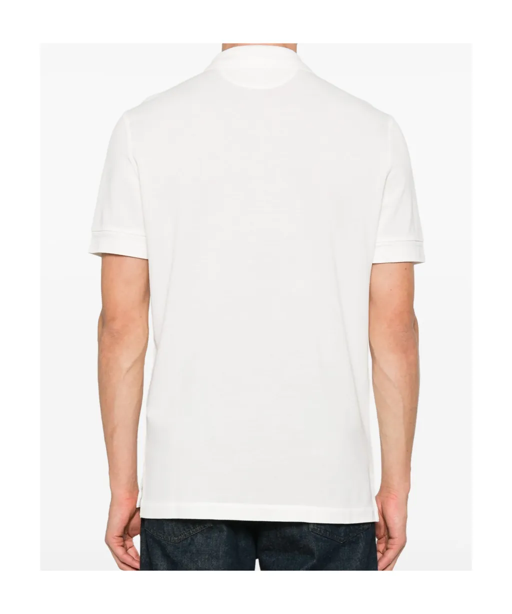Logo Embroidered Short-Sleeved Polo Shirt