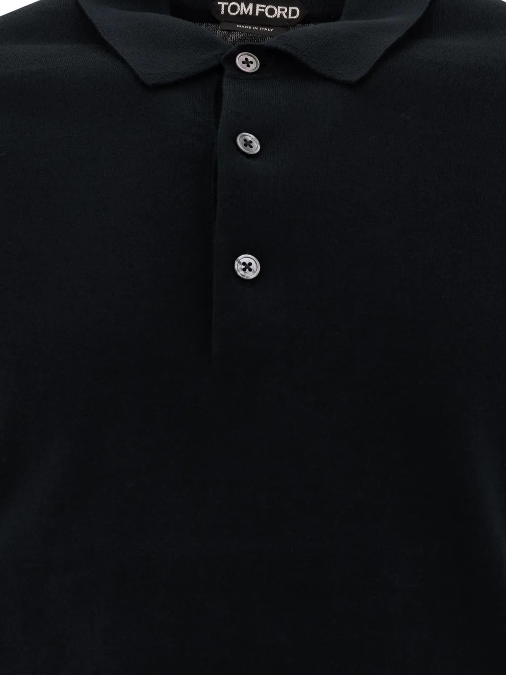 Fine Knit Polo Shirt