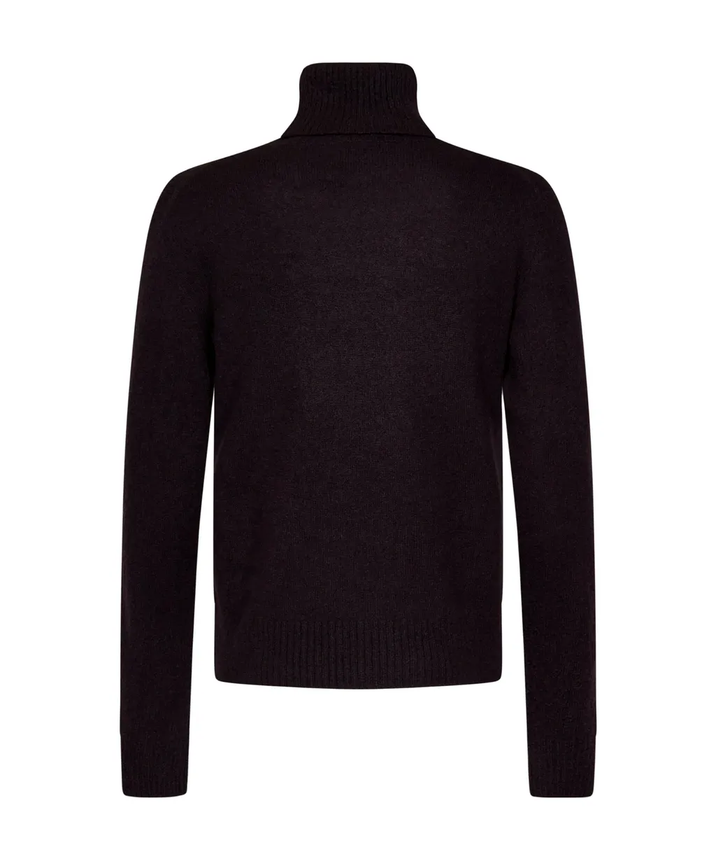 Long-Sleeved High Neck Jumper