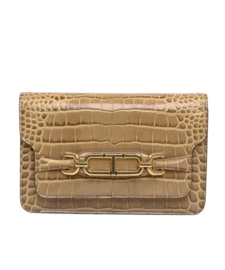 Embossed Whitney Small Shoulder Bag