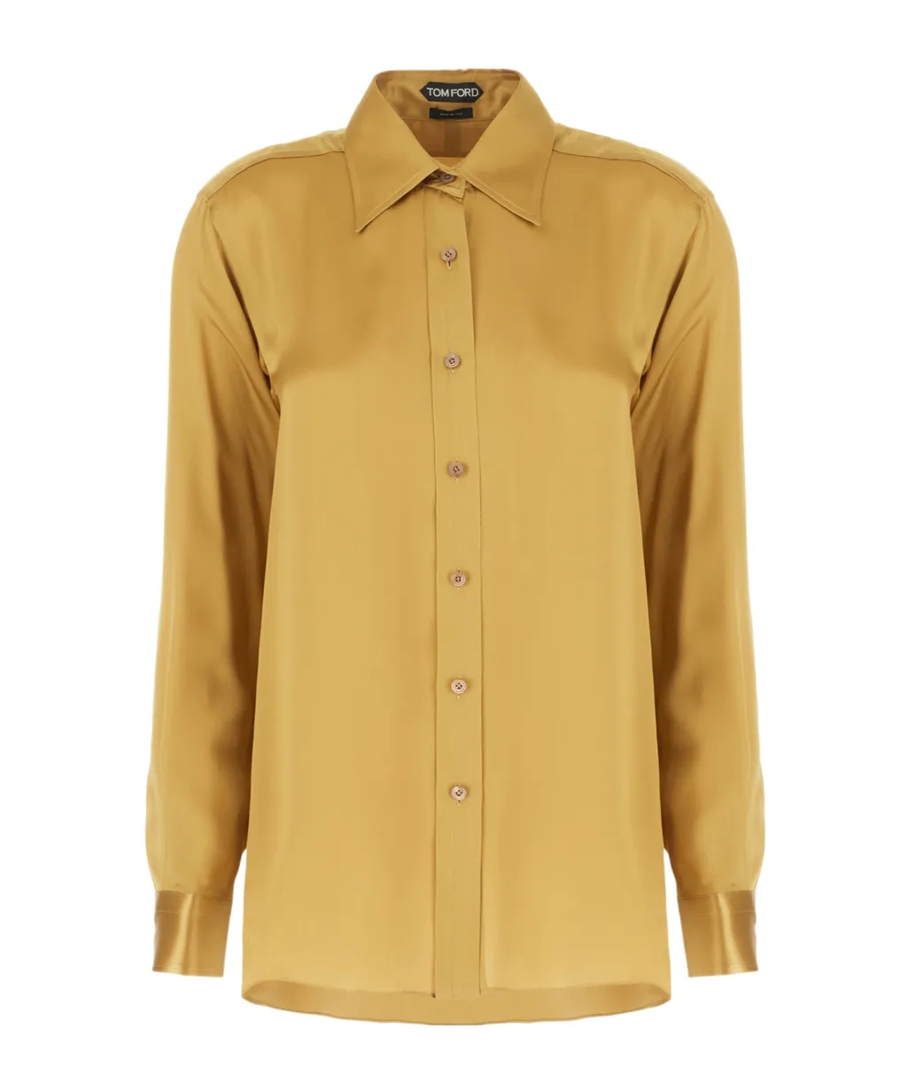Ochre Silk Shirt