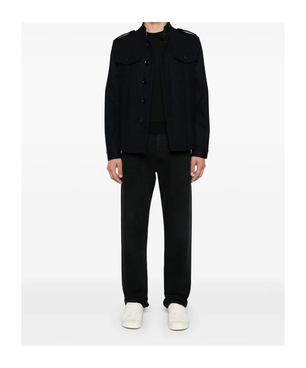 Long-Sleeved Coat Shirt