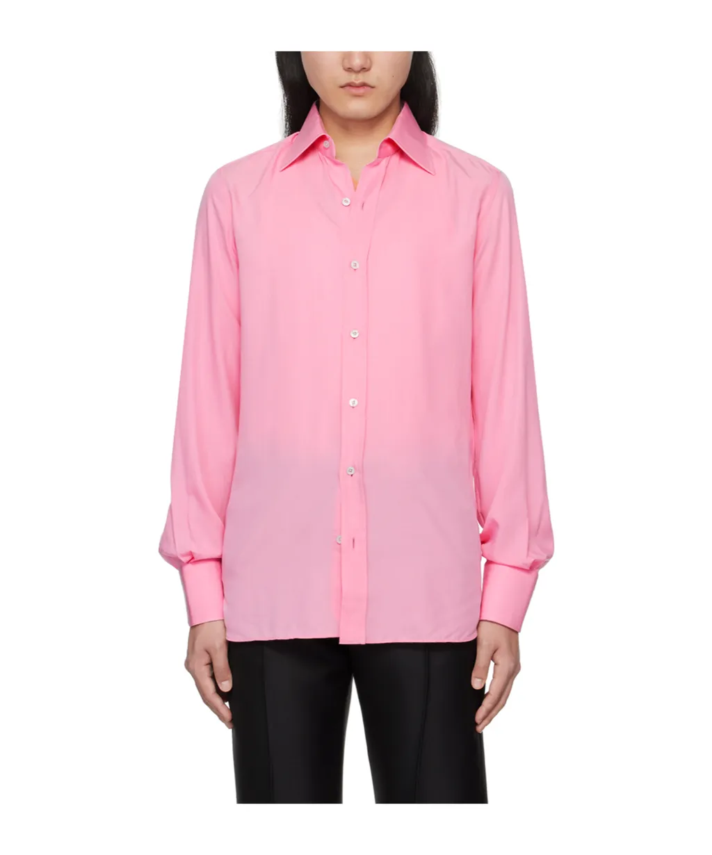 Lapel Long-Sleeved Shirt