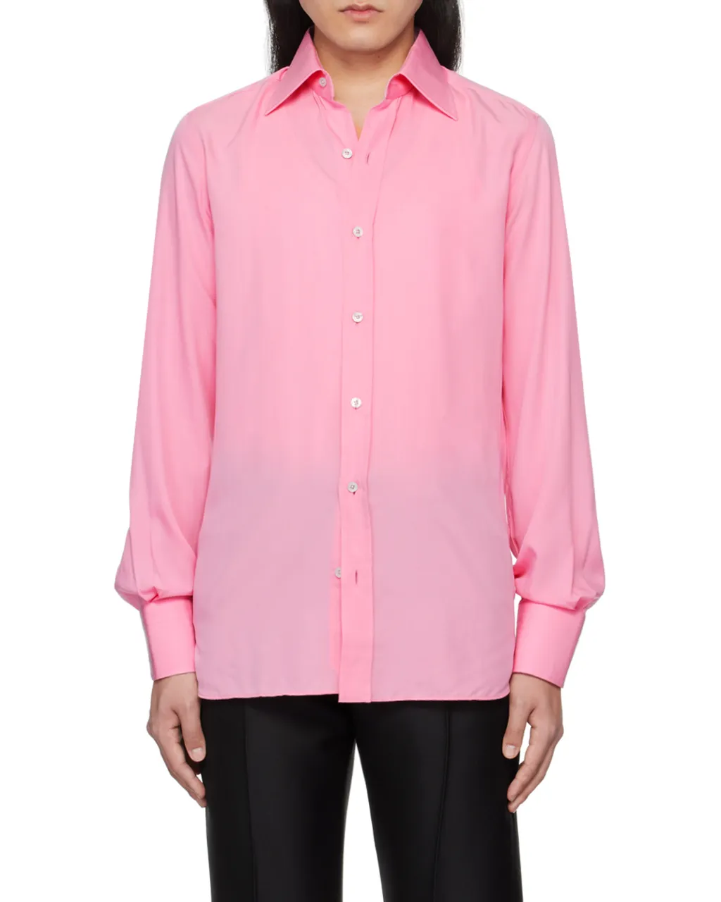 Lapel Long-Sleeved Shirt