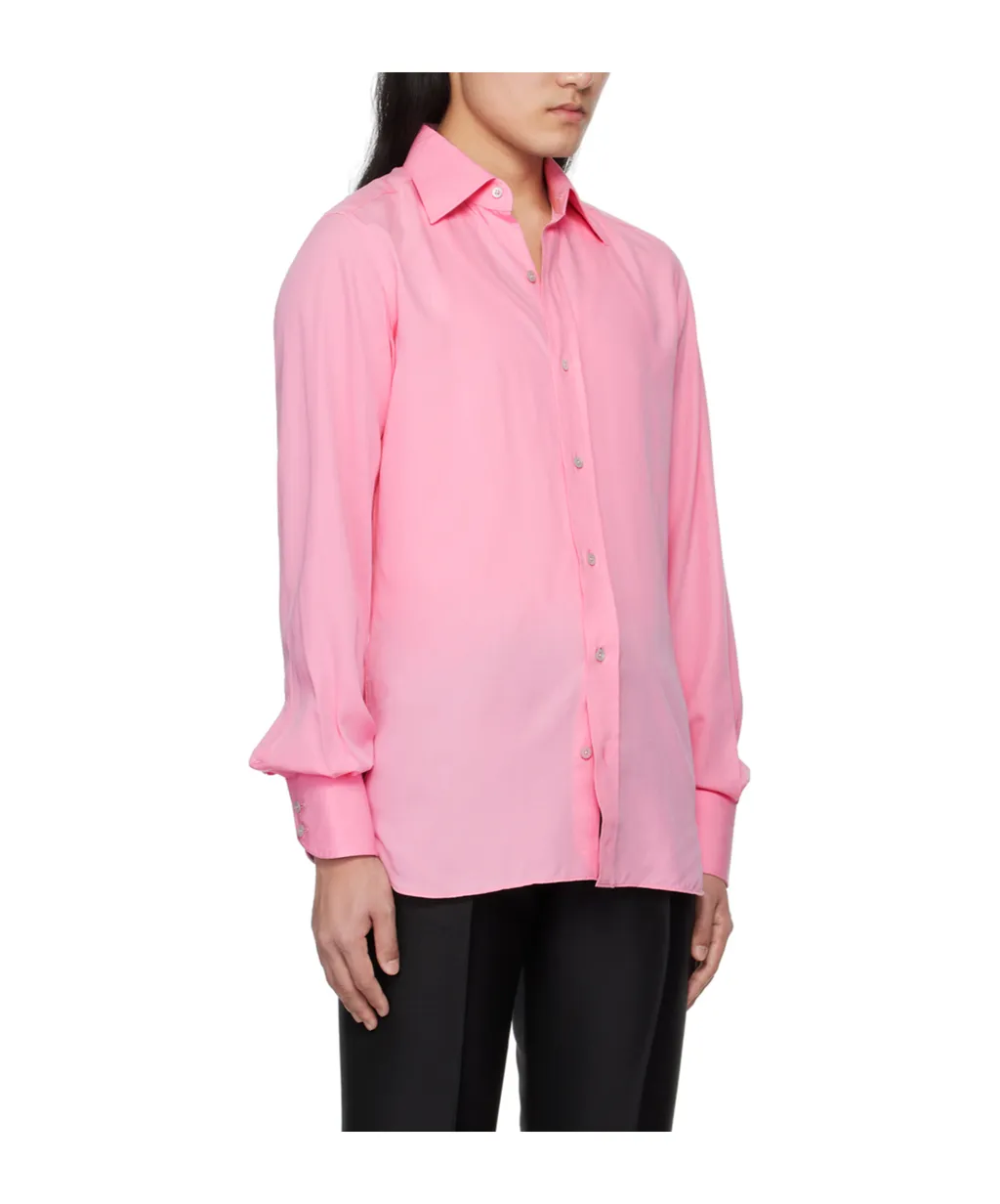 Lapel Long-Sleeved Shirt