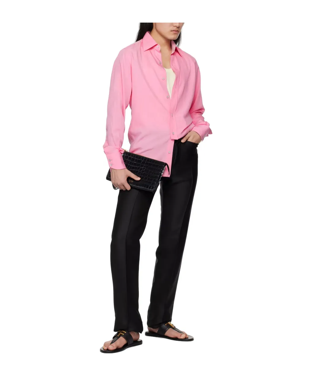 Lapel Long-Sleeved Shirt
