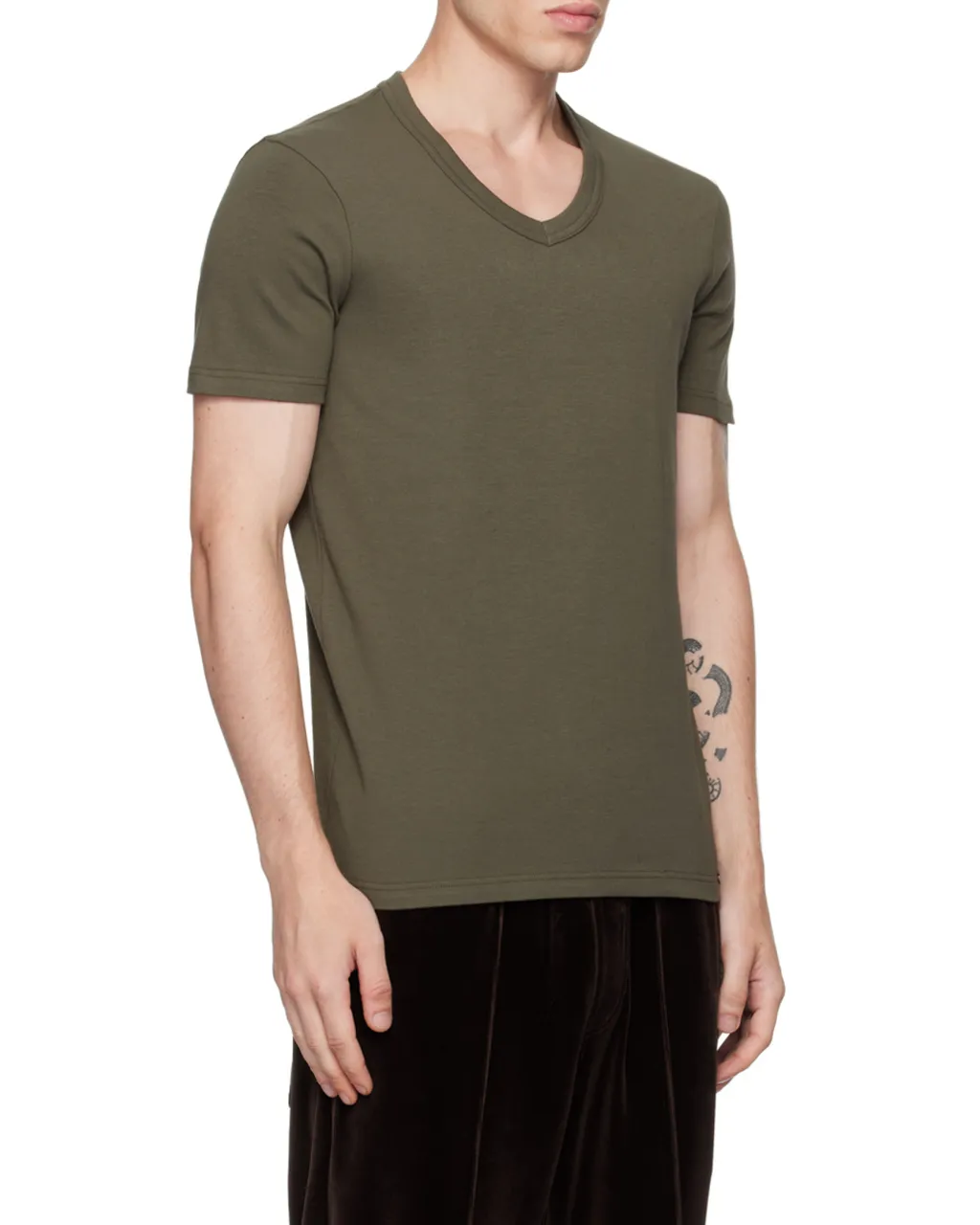 V-Neck Short-Sleeved T-Shirt