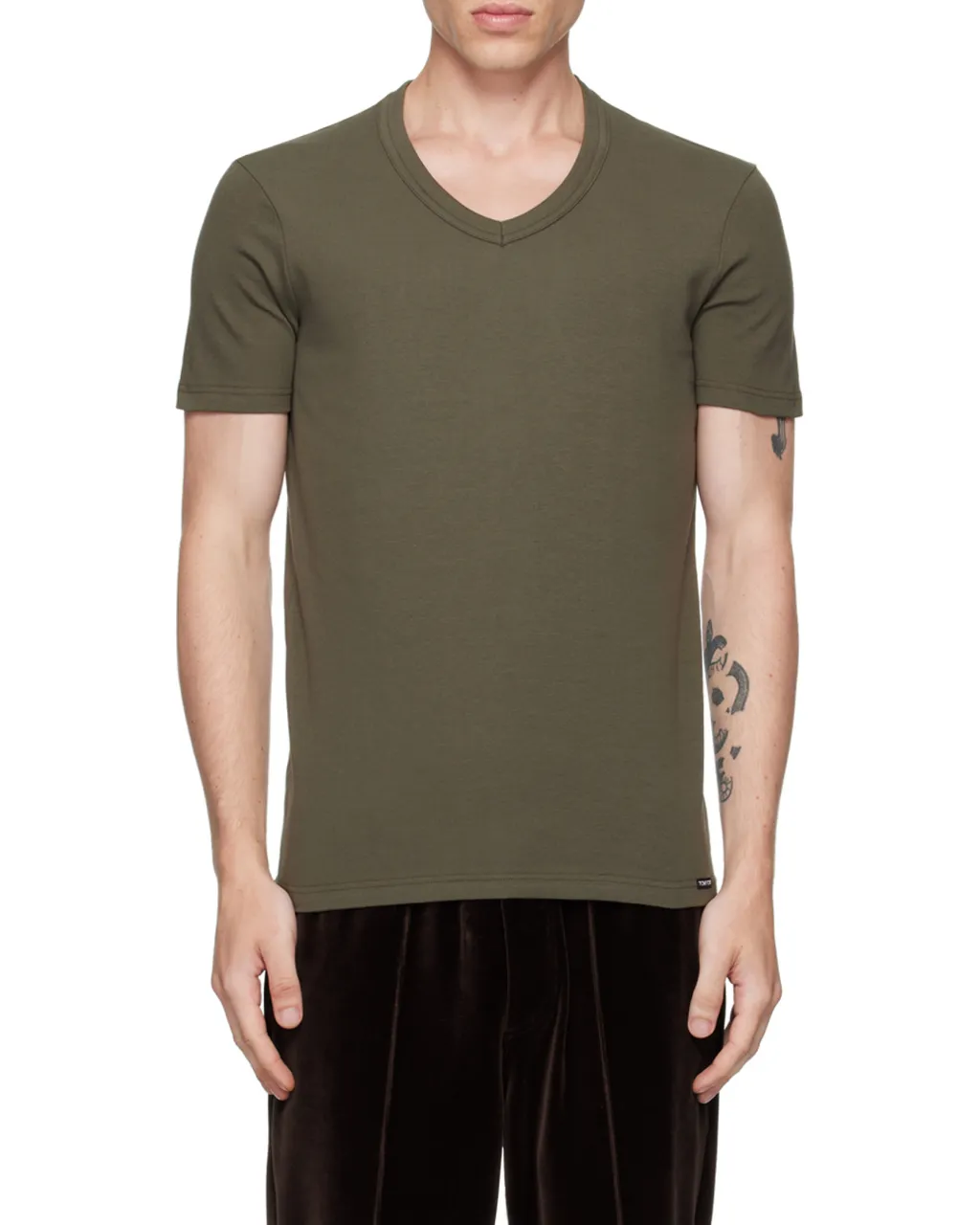 V-Neck Short-Sleeved T-Shirt