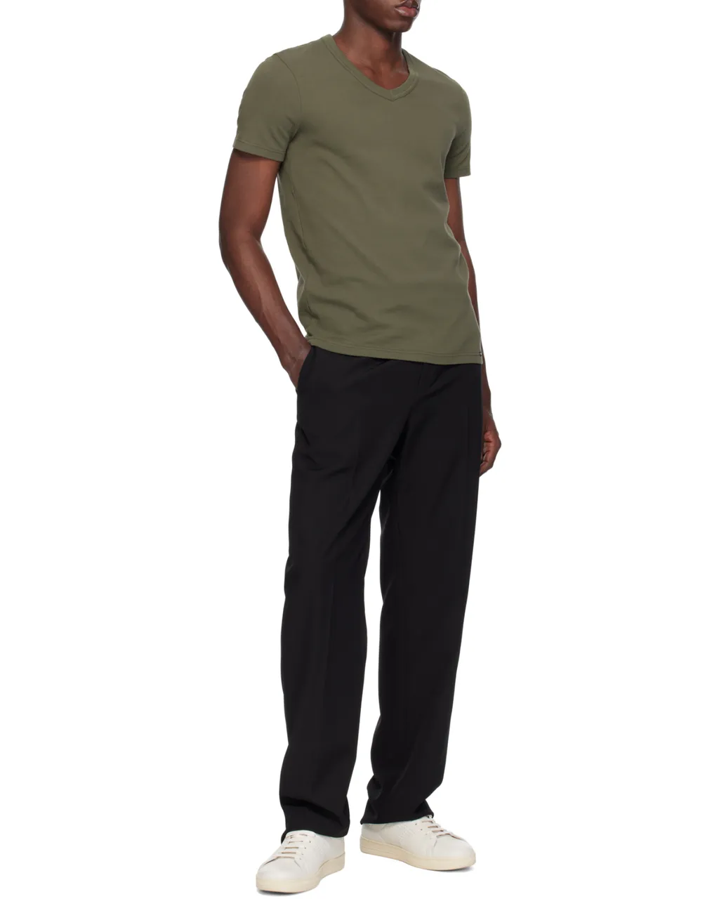 V-Neck Short-Sleeved T-Shirt