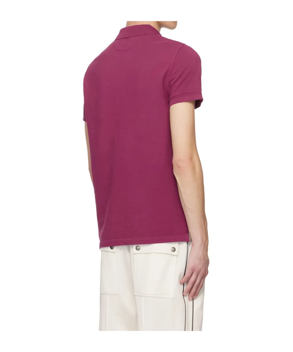 Buckle Short Sleeve Polo Shirt