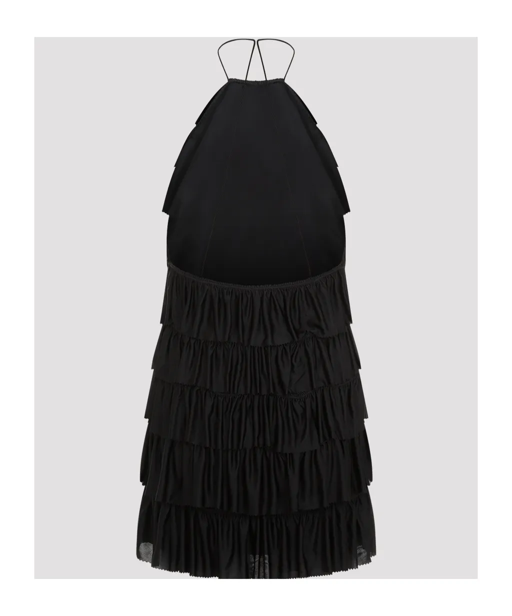 Flounced Mini Dress