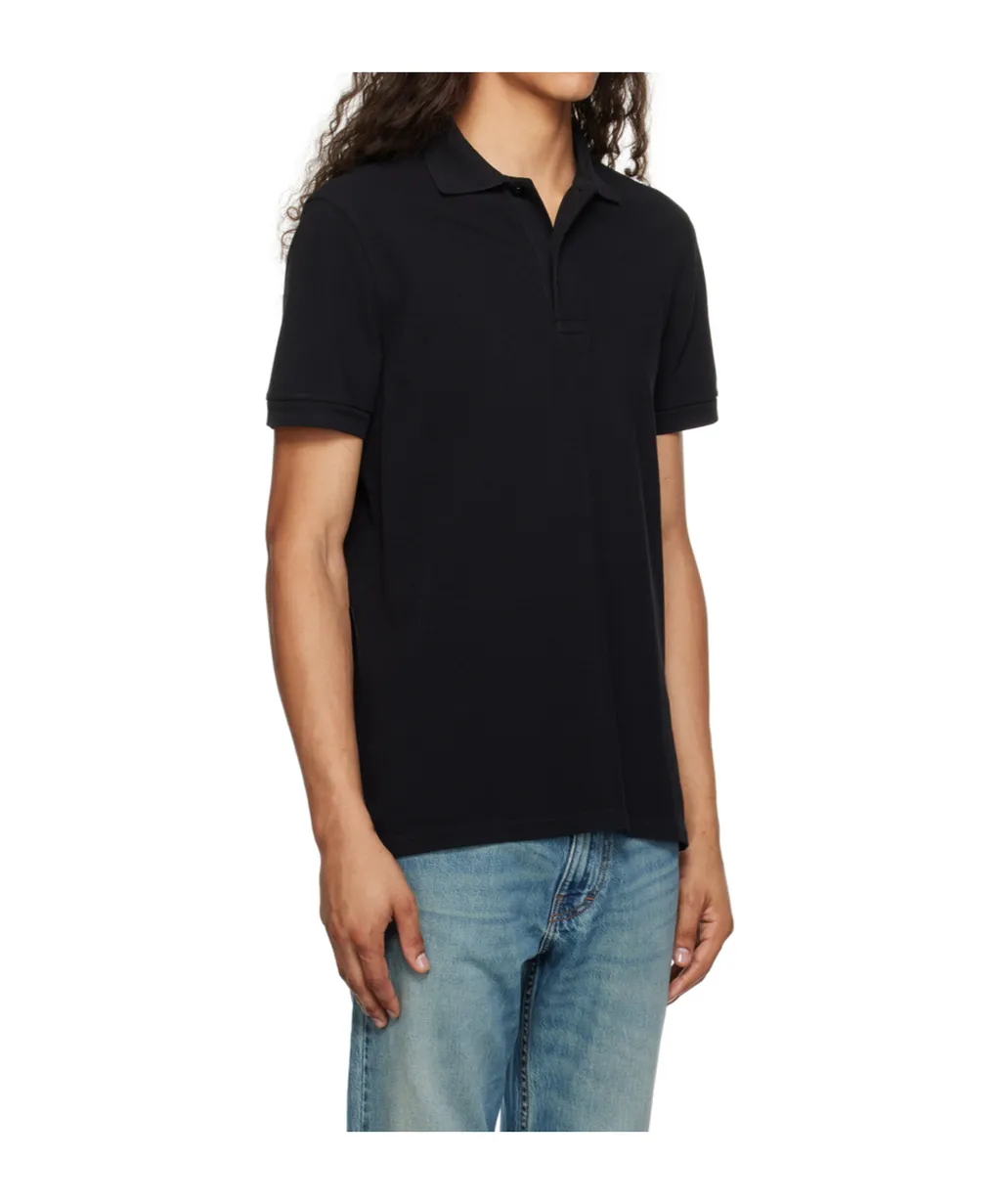 Buckle Short Sleeve Polo Shirt