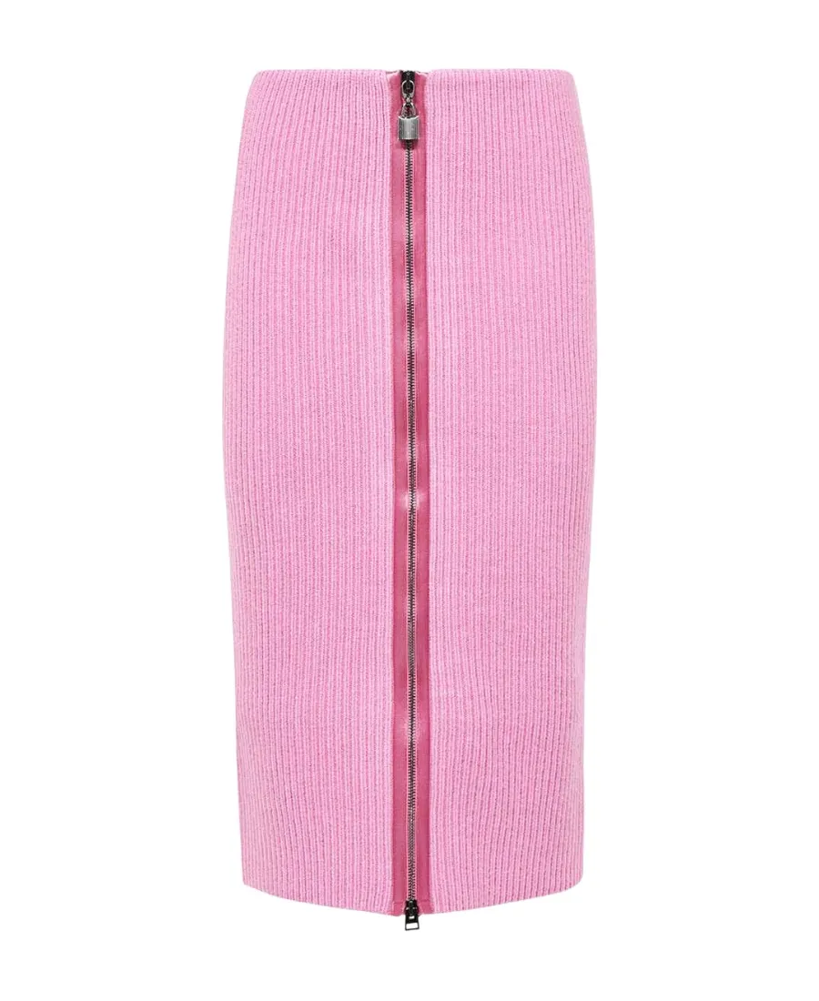 Ribbed-Knit Skirt