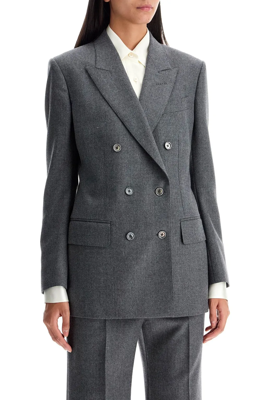 Dart Detailed Double-Breasted Blazer