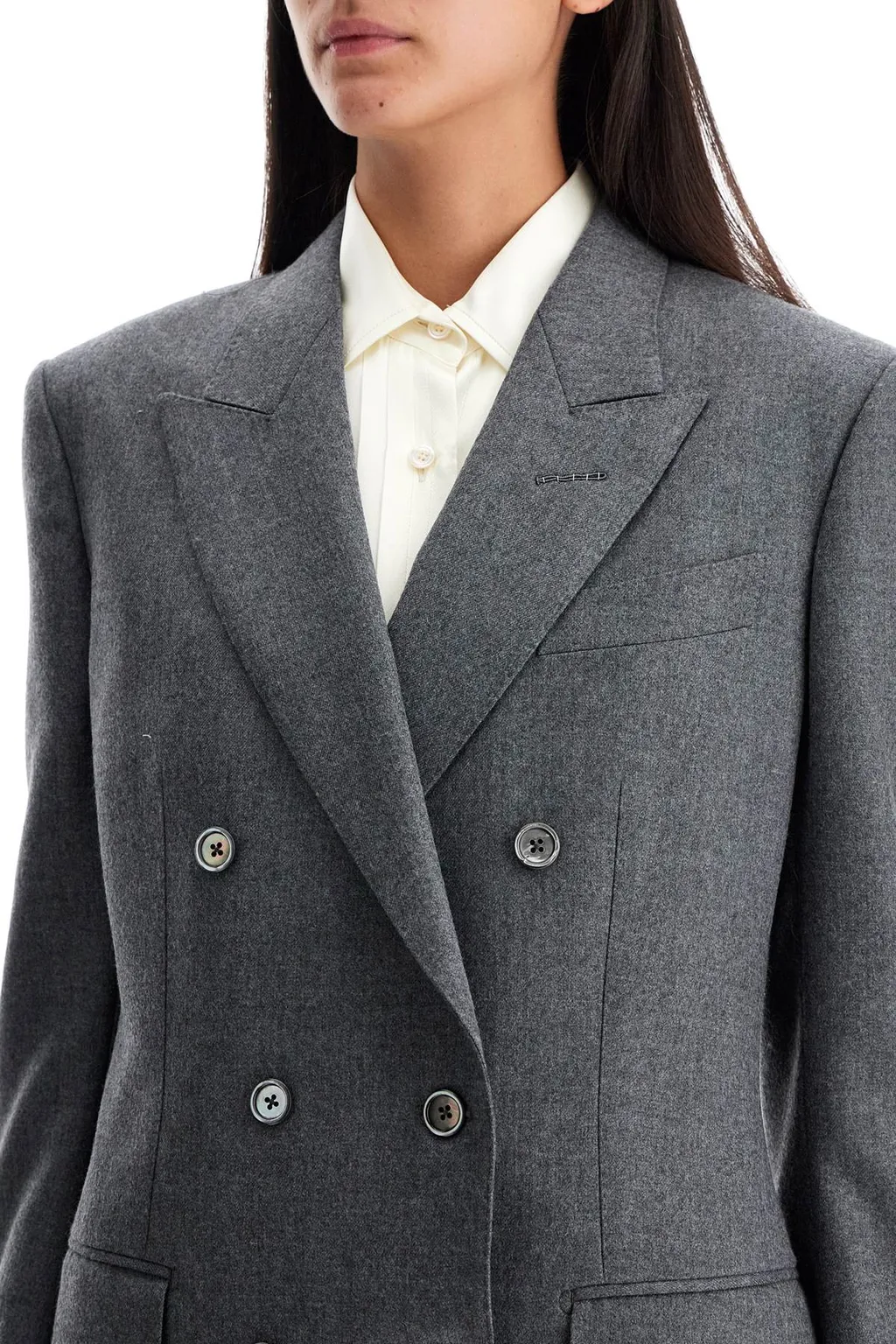 Dart Detailed Double-Breasted Blazer
