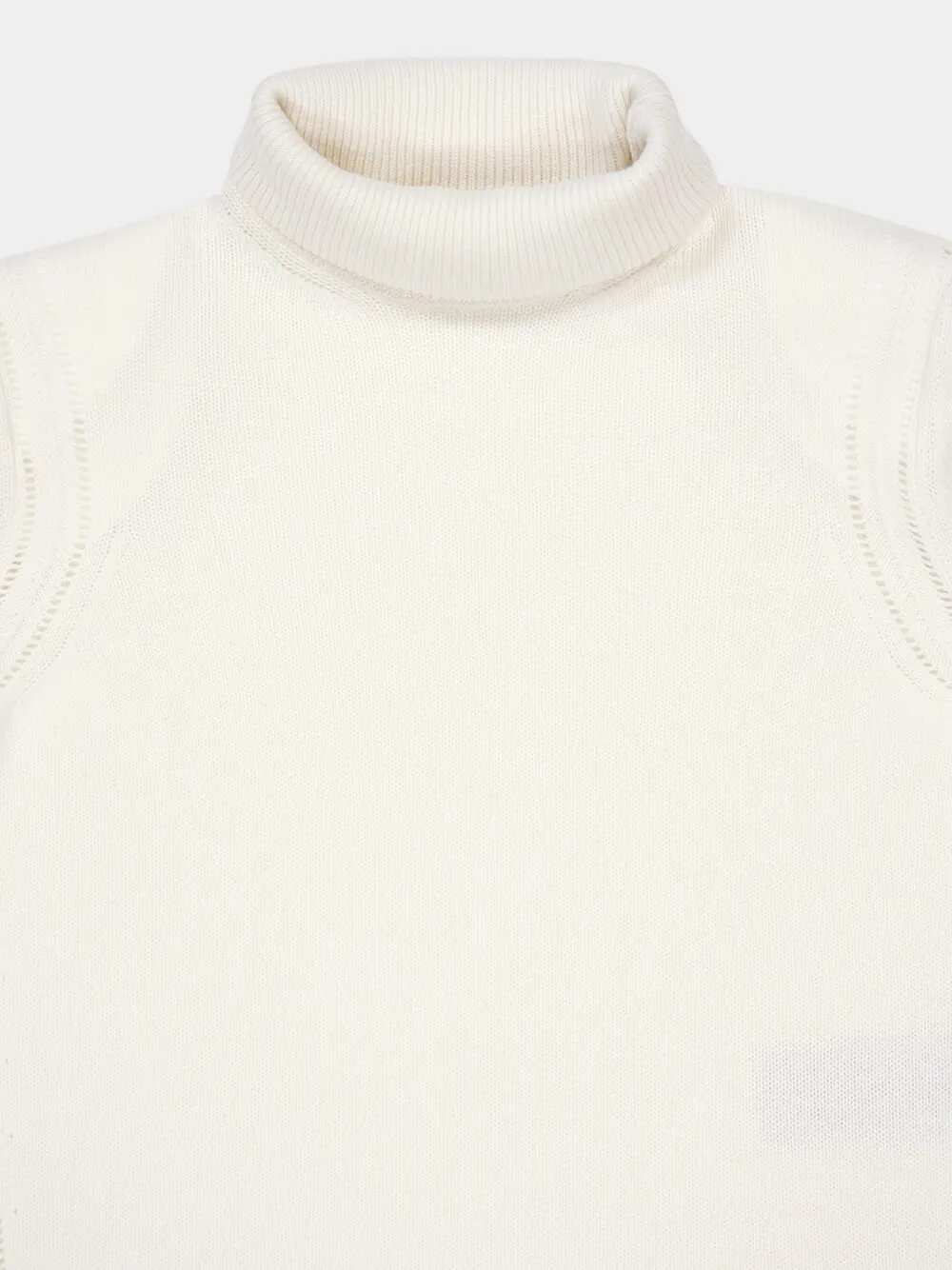 Roll-Neck Knitted Jumper