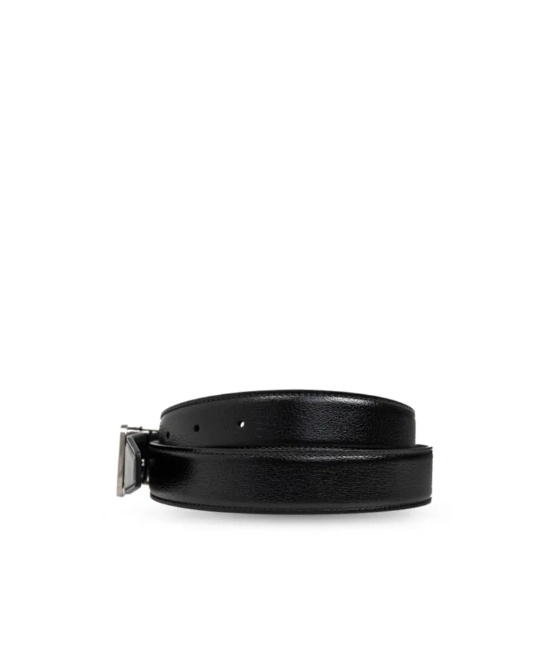 Logo Plaque Buckle Belt