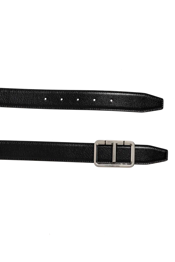 Logo Plaque Buckle Belt
