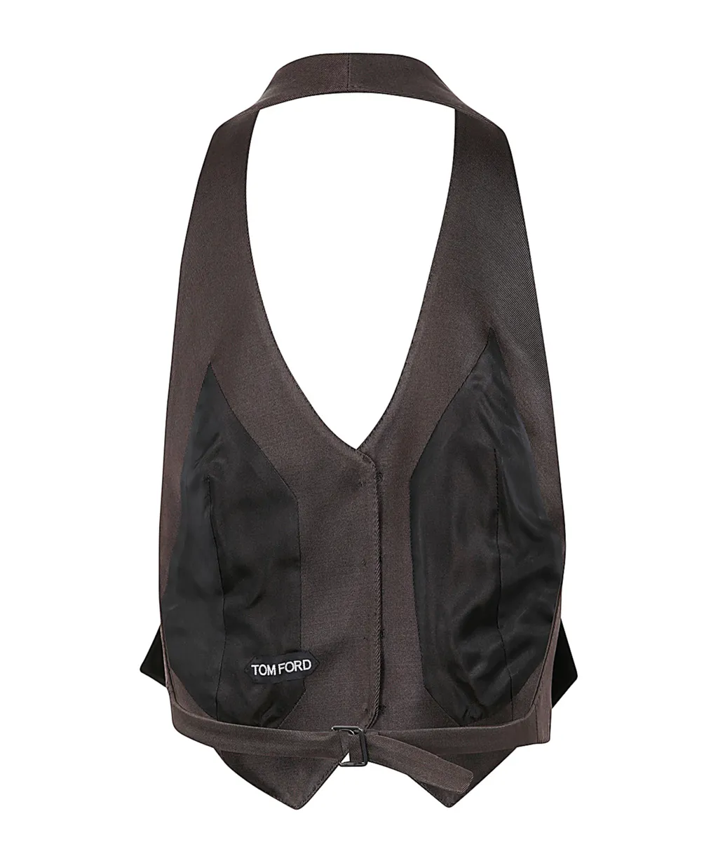 Twill Backless Vest