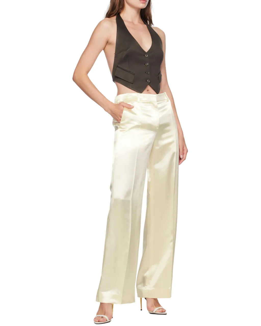 Twill Backless Vest
