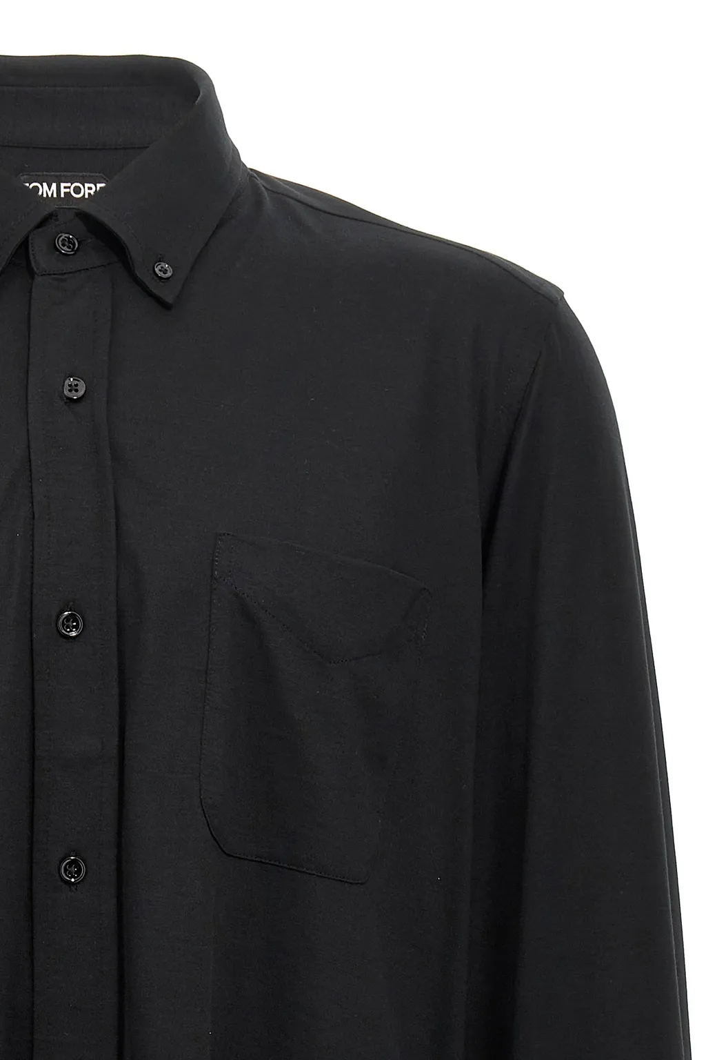 Buttoned Long-Sleeved Shirt