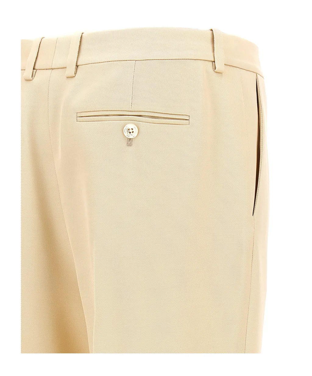 Front Pleat Tailored Trousers