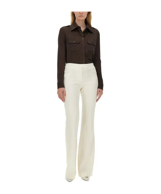 Flap Pocket Long-Sleeved Shirt