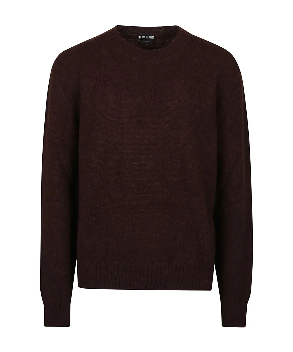 Long-Sleeved Brushed Jumper