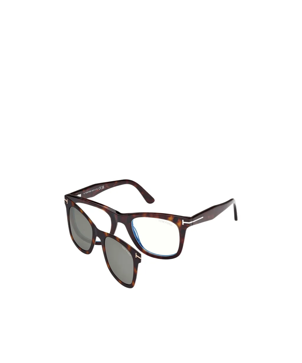 Eyewear Logo Plaque Square-Frame Glasses
