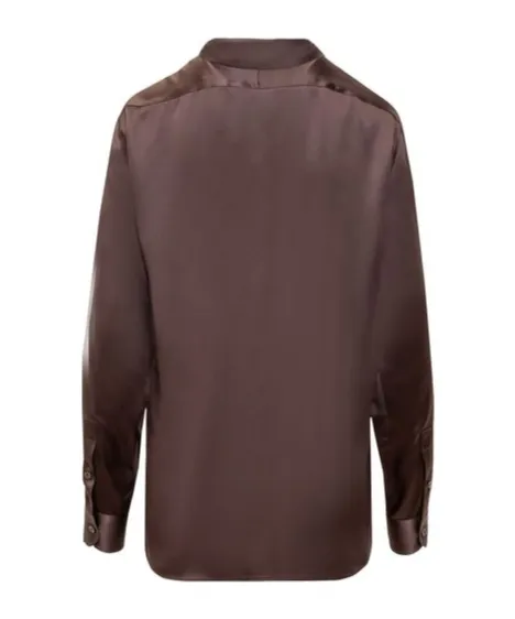 Fluid Charmeuse Satin Shirt